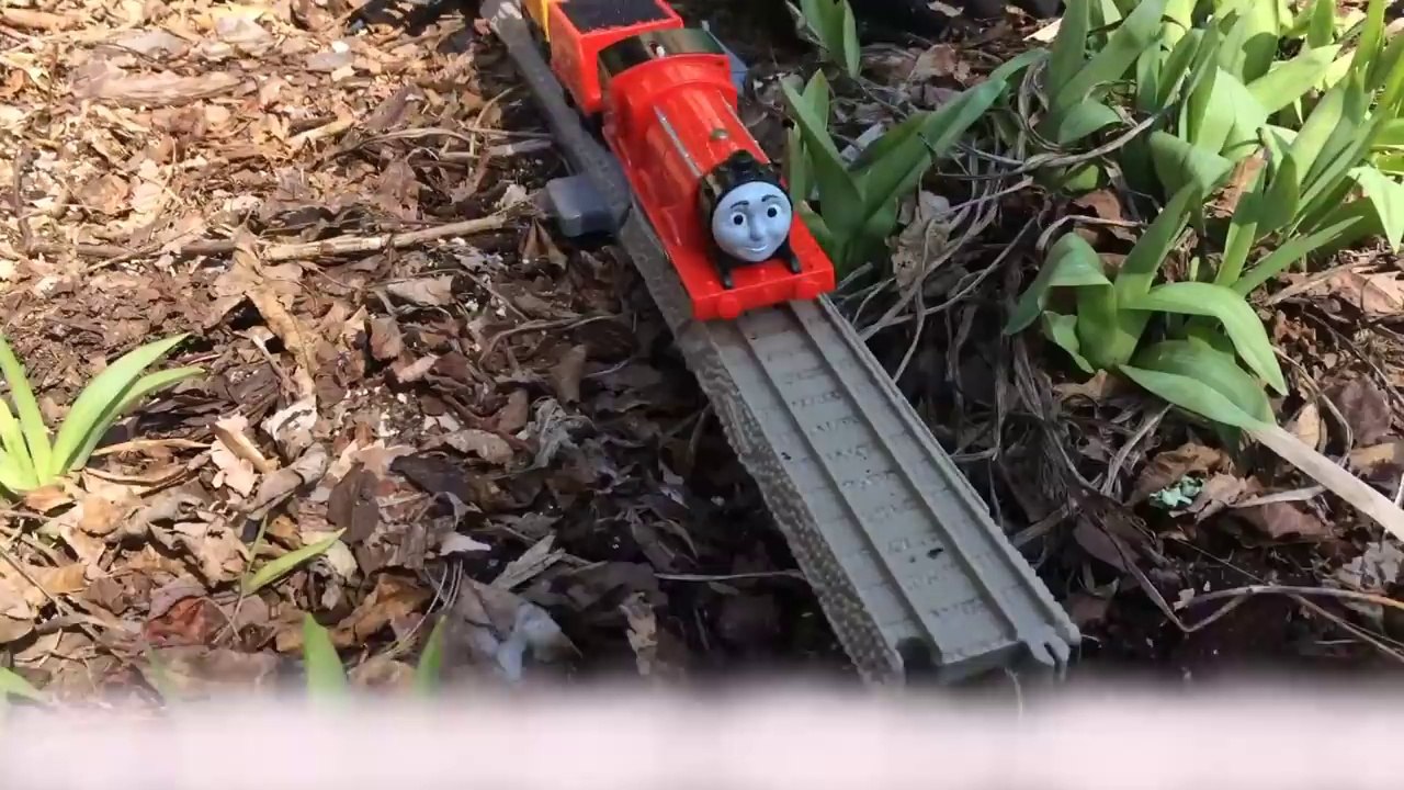 James FALLS Into A Hole! - Train Crash Video - The Adventure Begins Remake - Thomas Train Video