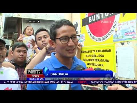 Sandiaga Uno Pilih Blusukan & Kampanye Terbuka - NET24