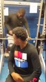 Guy bets his friend he can bench press 185 lbs