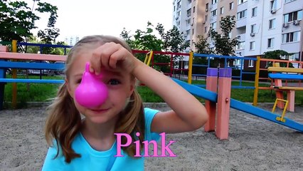 Learn Colors with Baby Born Doll & Sand Molds Finger family song nursery rhymes