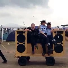 DANISH POLICE ON ROSKILDE FESTIVAL 2013 (SOUND OF THE POLICE by KRS ONE)