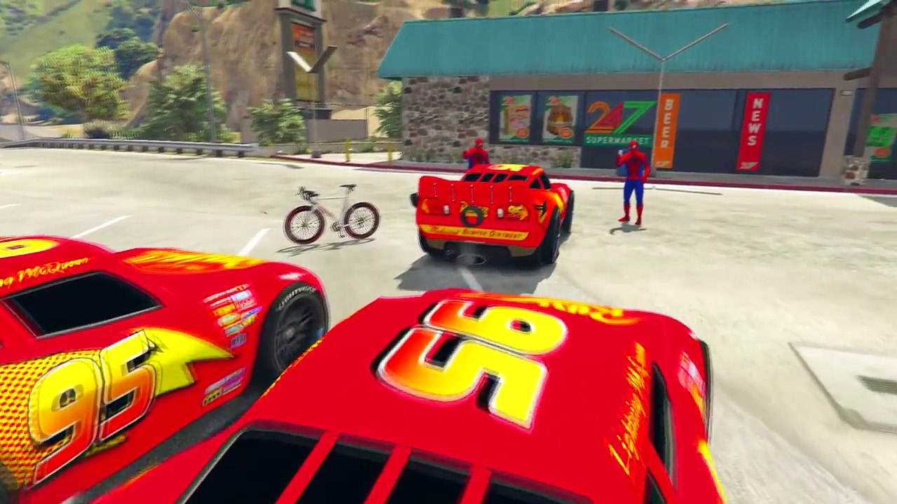 Roket Şimşek McQueen ve Örümcek Adam İlk Tanışmasını Yapıyor (Çizgi Film Tadında Türkçe Du