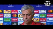 Real Madrid 2-1 Manchester United - Jose Mourinho Post Match Interview - Super Cup
