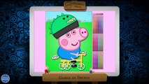 Peppa Pig Mummy Pig George Pig Peppa's House Danny Dog Zoe Zebra Coloring 10x Speed , cartoons animated tv series show 2018