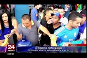 [VIDEO]  Tumbes: Venezolanos son recibidos con víveres a su llegada al Perú