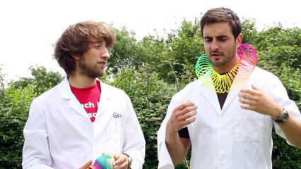 How a Slinky falls in Slow Motion - The Slow Mo Guys