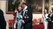 Princess Diana & Queen Elizabeth II arrive at Reception for Italian President (October 23,