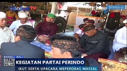 Perindo Berperan Serta dalam Upacara Meperoras Massal di Bali