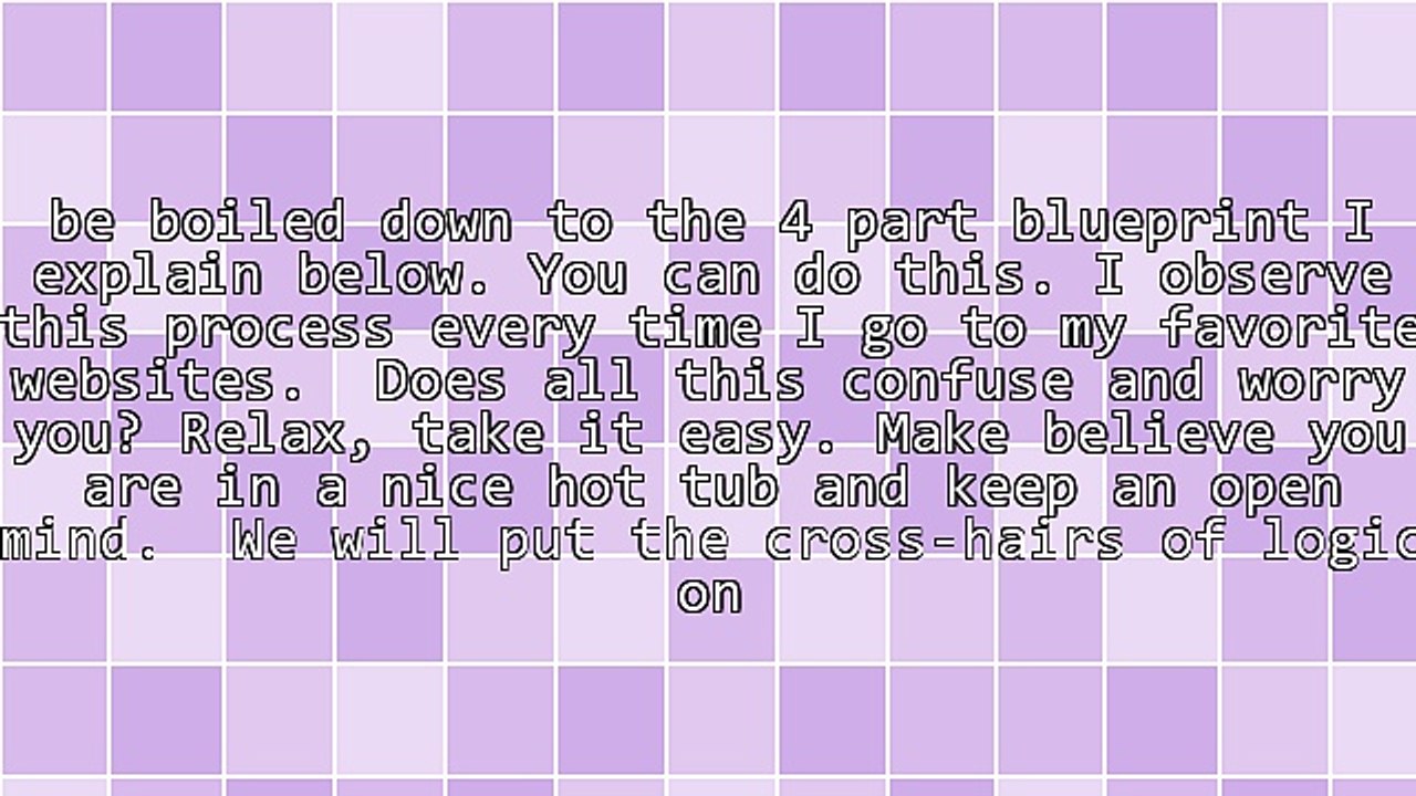 My 4 Step Affiliate Marketing System Blueprint