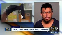 Man arrested near NAU campus after threatening to shoot people