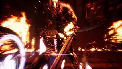 Hellblade: Senua's Sacrifice Surt boss fight.