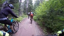 Mountain Biking the lower Whistler Bike Park