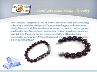 Customized semi-precious stone jewelry online at affordable rates