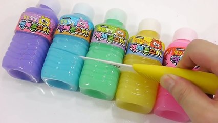 Baa Baa Black Sheep | DIY Kinetic Sand Poop Learn Colors Slime Combine All the Colors Slim