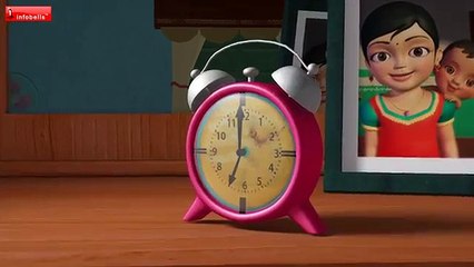 கடிகாரமாம் கடிகாரம் | Tamil Rhymes for Children | Infobells