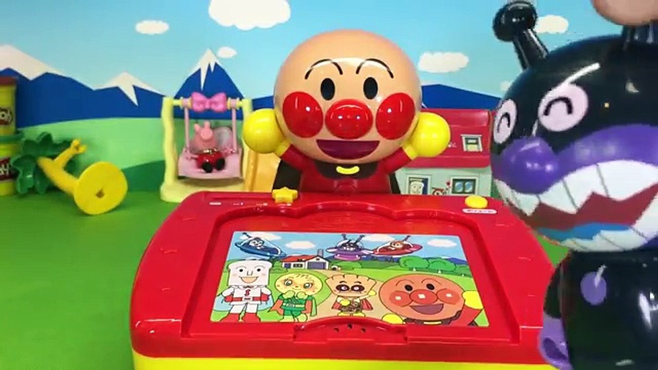 アンパンマン アニメおもちゃ いっしょにはなそう♪アンパンマン で遊んだよ～ バイキンマン クリームパンダ しょくぱんまん メロンパンナちゃん ぷっぷちゃん
