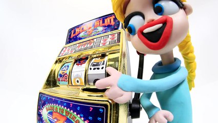 Frozen Anna Popcorn Machine Overload - Frozen Cartoons for Kids Play Doh Stop Motion