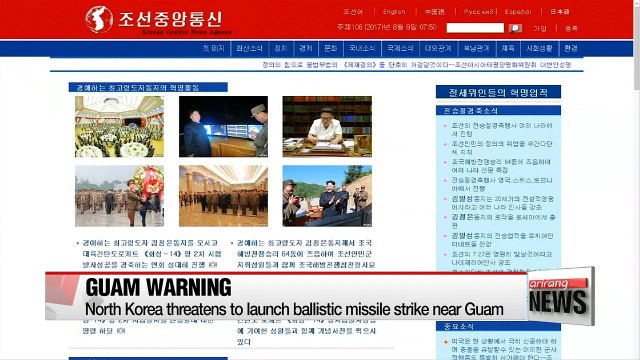North Korea threatens ballistic missile strike near Guam to contain U.S. military assets