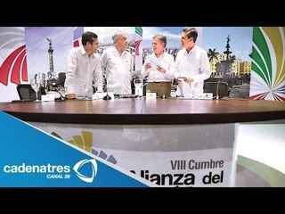 México, Chile, Perú y Colombia firman acuerdo de Alianza del Pacífico, en Cartagena