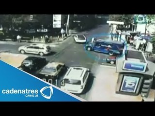 Download Video: Custodio hurtó 7 mdp de camioneta de valores; huyó con el botín en transporte público