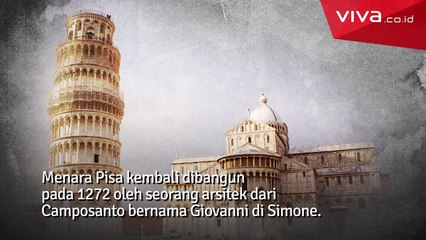 9 Agustus 1173 Menara Pisa Mulai Dibangun