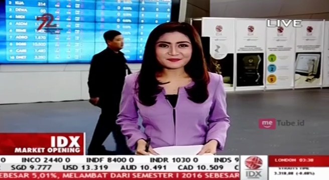 Penutupan IHSG 8 Agustus 2017 Menguat 1,07%