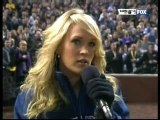 Carrie Underwood Sings the National Anthem Denver, CO