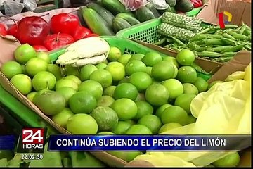 Precios de pescados y limones continúan subiendo en los mercados