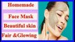 face mask,homemade face mask for fair and glowing skin,natural face mask remedies