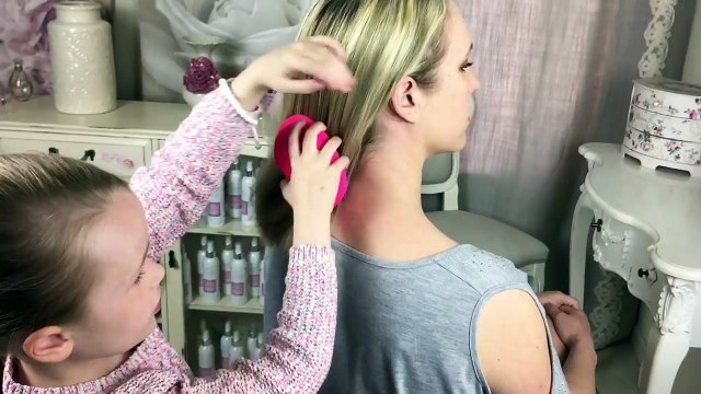 Abby's Debut!!How to do a Ponytail by SweetHearts Hair Design -)