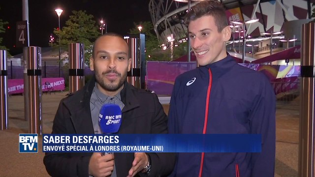 J'en reviens pas! La réaction de Pierre-Ambroise Bosse après sa médaille d'or aux Mondiaux d'athlétisme
