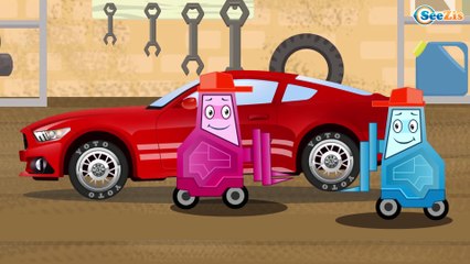 LA PLUS GROSSE PELLETEUSE Vidéo Éducative Jeu d'assemblage: Voitures de construction Pour Enfants