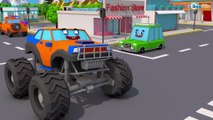 Caminhão e Trator Para Crianças | Desenhos animados compilação de 21 min | Vídeo para o bebê