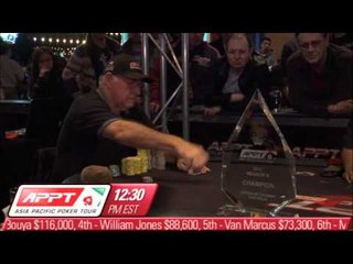 APPT Melbourne Champion 2011: Leo Boxell - PokerStars.com