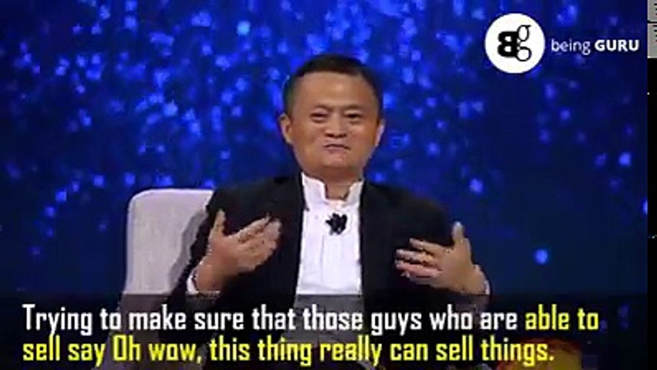 jack ma tells his story, can change your life