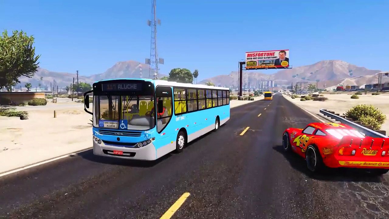 Şimşek McQueen ve Örümcek Adam Otobüs İstasyonu Kuruyor (Çizgi Film Tadında - Türkçe Dublaj)