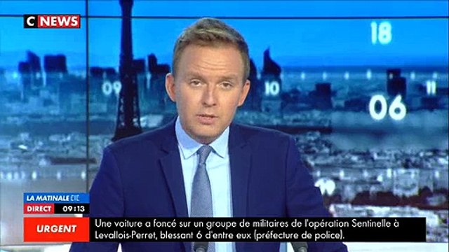 Un véhicule fonce sur des militaires de l'opération Sentinelle à Levallois-Perret - 6 blessés dont 2 sérieusement