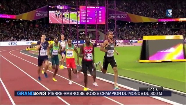 Mondiaux d'athlétisme : Pierre-Ambroise Bosse champion du monde du 800m !