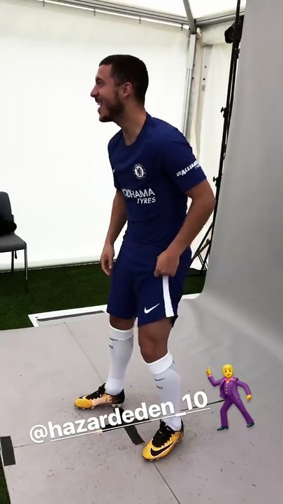 Behind the scenes: Hazard's goal celebration