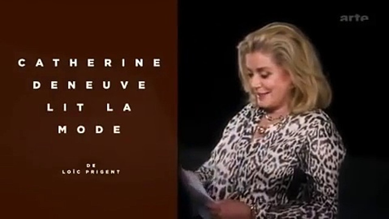 Catherine Deneuve interprète les tweets de Loïc Prigent