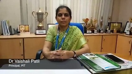 Dr. Vaishali Patil, Principal at I²IT Best Engineering College in Pune