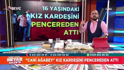 16 yaşındaki kız kardeşini pencereden attı