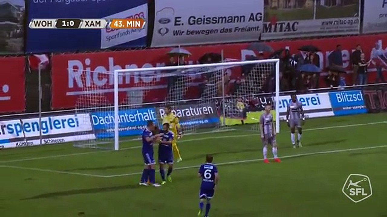 Wohlen 1:2 Xamax (Swiss Chellenge League 9 August 2017)