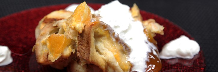 بالفيديو، وصفة بودنج الخبز بالبرتقال الشهية