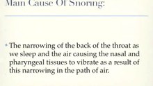 Snoring