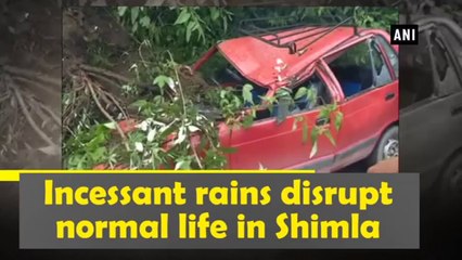 Heavy Rainfall disrupted normal lives in Shimla | Oneindia Telugu
