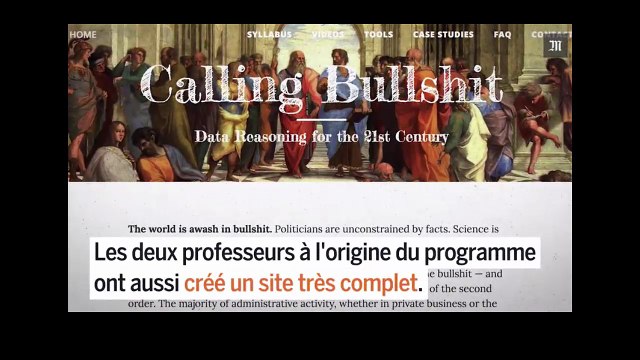Un cours sur le « bullshit » permet d'échapper aux informations fausses ou trompeuse