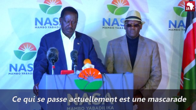 Raila Odinga : “Les résultats provisoires sont fictifs et faux”