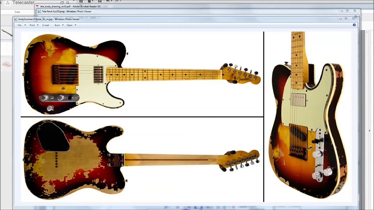 CNC Guitar Project Andy Summers Telecaster Part 1