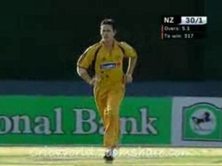 Shaun Tait too quick for New Zealand batsmen